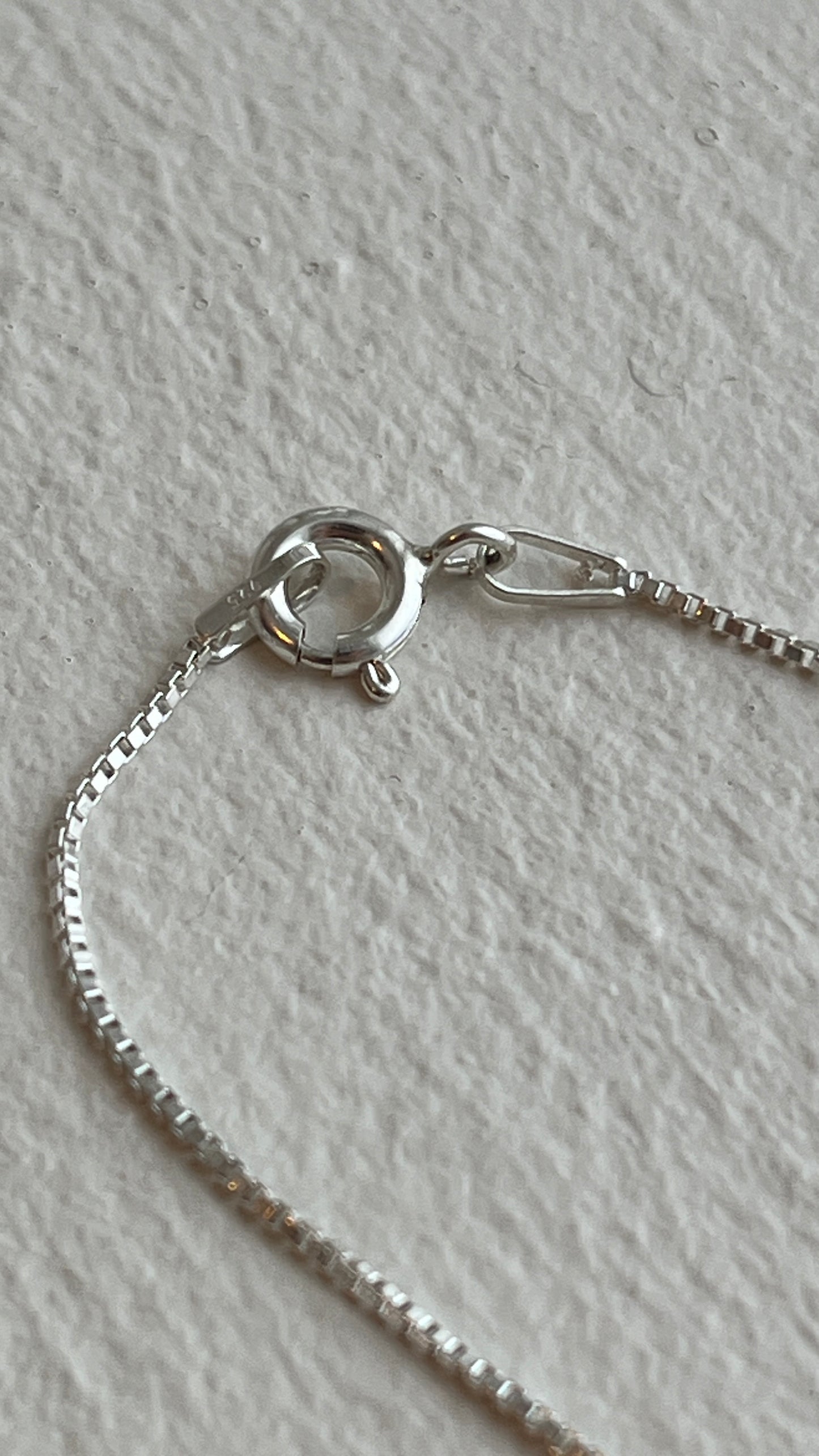 45cm Square Shaped Chain - 925 Silver