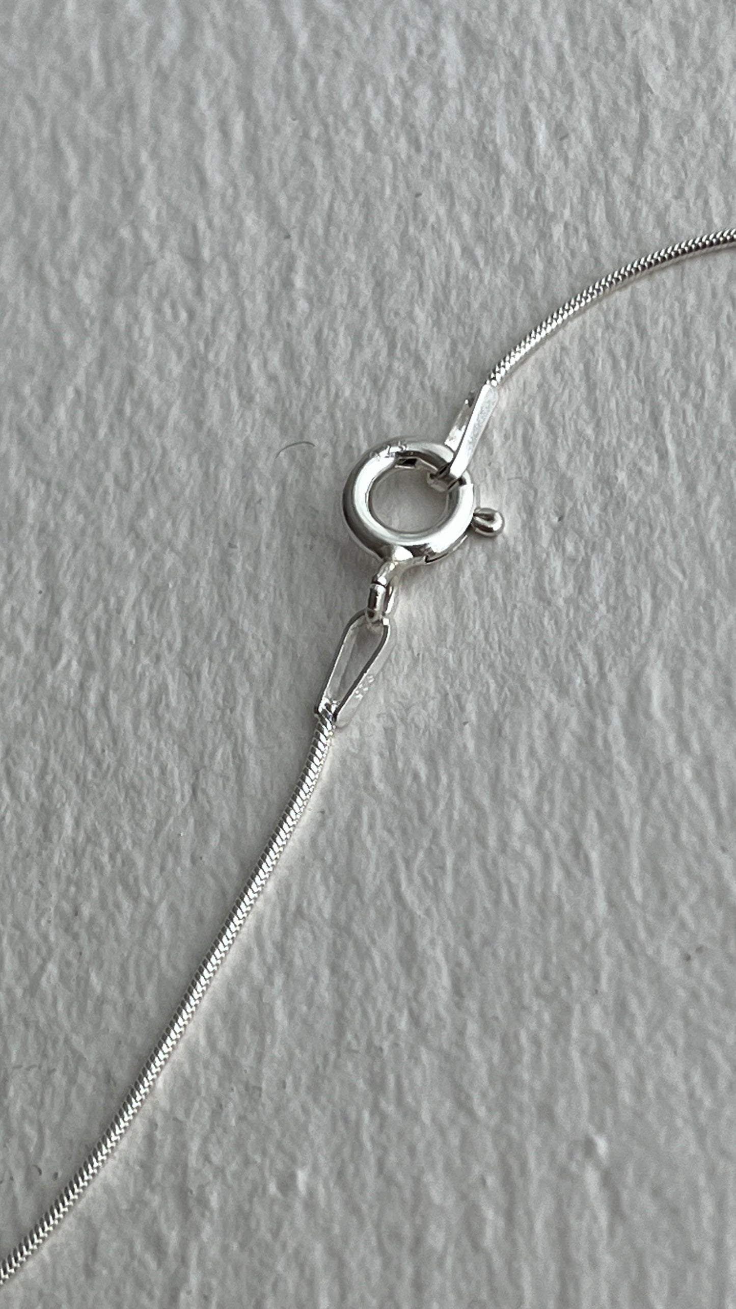 40cm Extra Thin Smooth Chain - 925 Silver